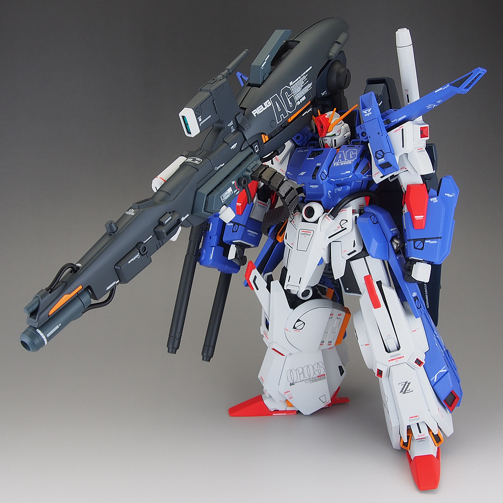 MG FAZZ ver.ka フルアーマー ZZガンダム 風 塗装 完成品 検( 機動戦士 