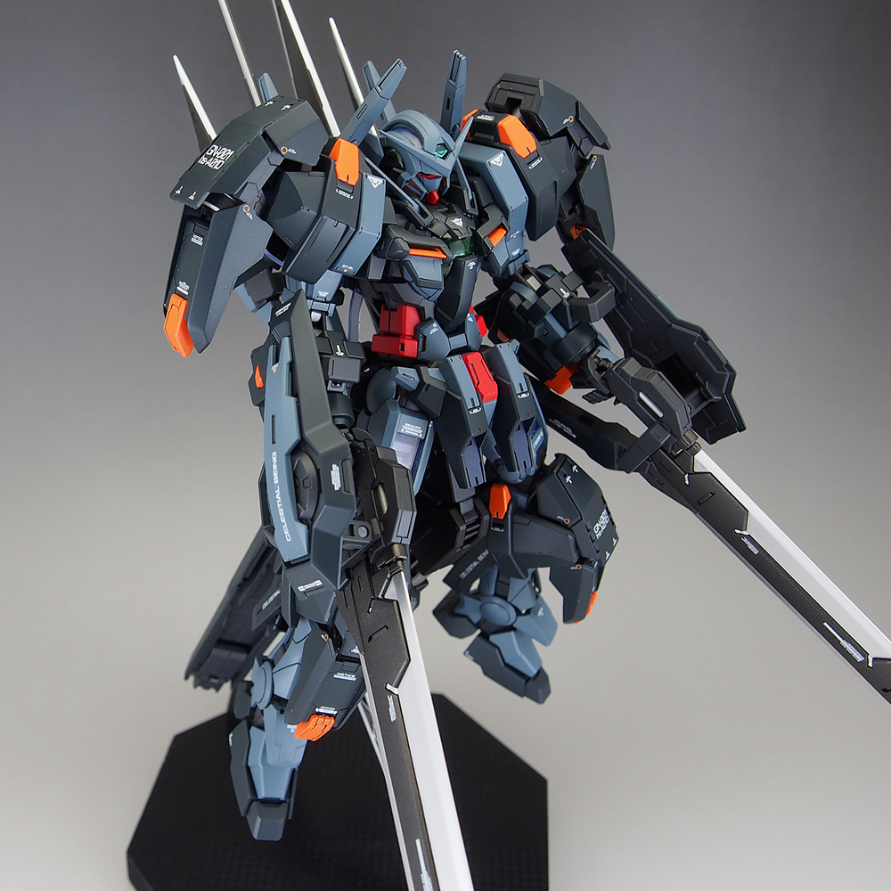 完成品] MG GN-001/hs-A01D GUNDAM AVALANCHE EXIA': テキトーモケイ