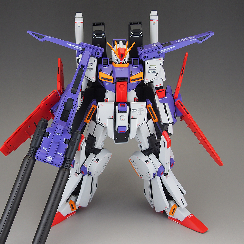 完成品] MG MSZ-010S ENHANCED ZZ GUNDAM Ver.Ka: テキトーモケイ