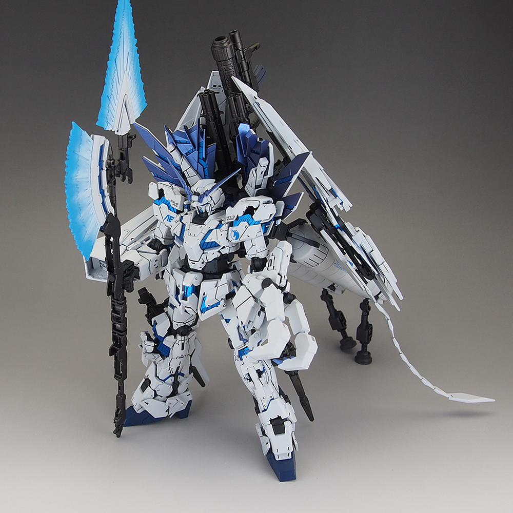 完成品] RG RX-0 UNICORN GUNDAM PERFECTIBILITY DIVINE: テキトーモケイ